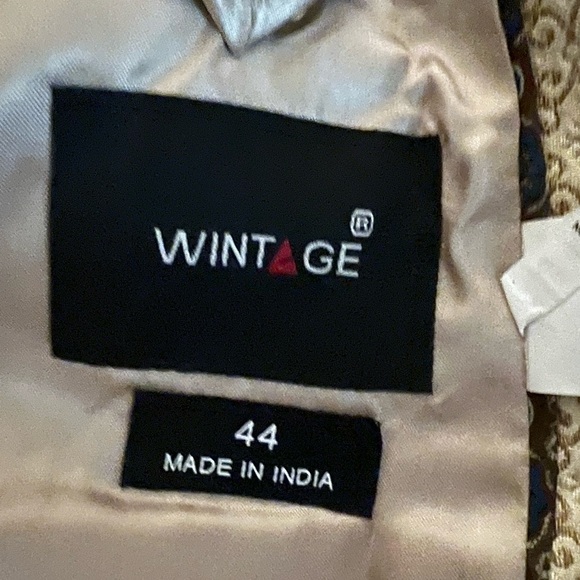 Wintage Gold Formal Mens Jacket Size 44 NWT - Picture 6 of 11